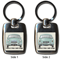 MGA 1600 Coup (wire wheels) 1959-61 Keyring 5